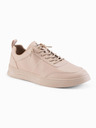 Ombre Clothing Unisex Herren Eco Nubuck Freizeitschuhe beige Ombre Kleidung