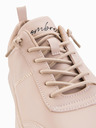 Ombre Clothing Unisex Herren Eco Nubuck Freizeitschuhe beige Ombre Kleidung