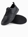 Ombre Clothing Unisex Herren Öko-Nubuk Freizeitschuhe schwarz Ombre Clothing