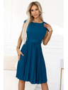 numoco Numoco Classic Strappy Short Sleeve Dress mit Gürtel