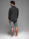 Ombre Clothing Herren Baumwoll-Trainingshose BASIC grau Ombre Kleidung