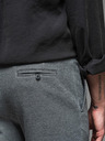 Ombre Clothing Herren Baumwoll-Trainingshose BASIC grau Ombre Kleidung