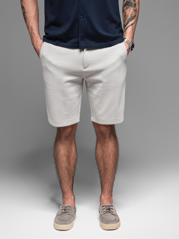 Ombre Clothing Herren Baumwoll-Trainingshose BASIC grau Ombre Kleidung