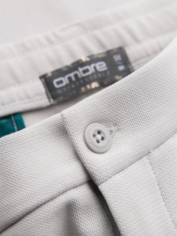 Ombre Clothing Herren Baumwoll-Trainingshose BASIC grau Ombre Kleidung