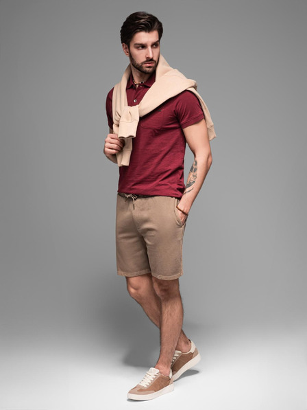 Ombre Clothing Herren-Trainingsanzug aus Baumwolle BASIC braun Ombre Kleidung