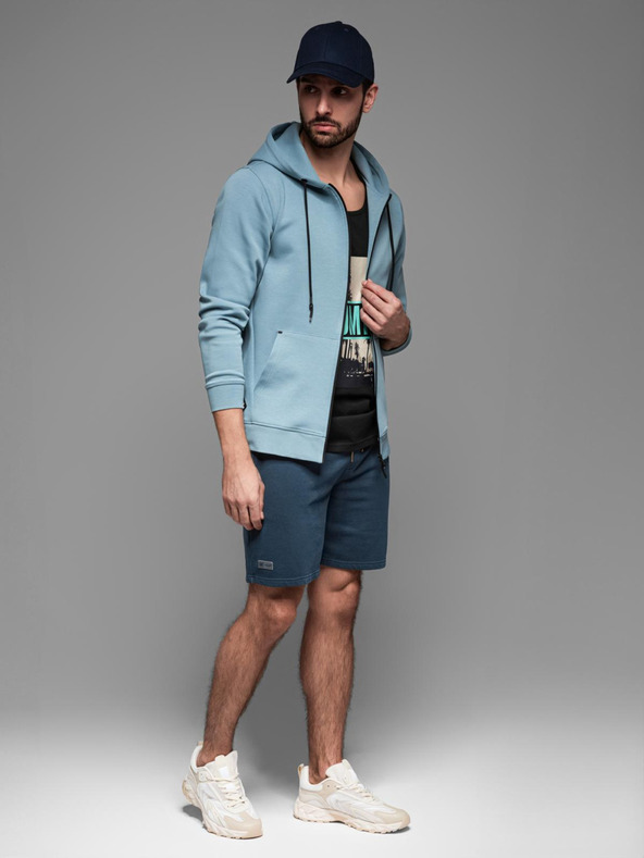 Ombre Clothing Herren-Trainingsanzug aus Baumwolle BASIC blau Ombre Kleidung