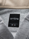 Ombre Clothing Herren Kapuzenpulli mit Knopfleiste - grau melange V2 OM-SSZP-0186 Ombre Clothing