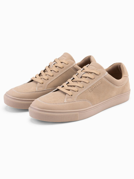 Ombre Clothing Einfarbige Herrenschuhe im Streetwear-Stil beige Ombre Clothing