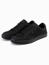 Ombre Clothing Einfarbige Herrenschuhe im Streetwear-Stil schwarz Ombre Clothing