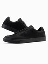 Ombre Clothing Einfarbige Herrenschuhe im Streetwear-Stil schwarz Ombre Clothing