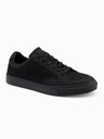 Ombre Clothing Einfarbige Herrenschuhe im Streetwear-Stil schwarz Ombre Clothing