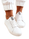 BIG STAR SHOES Damen Big Star Leder Turnschuhe - Weiß