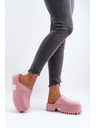 BIG STAR SHOES Damen Pantoffeln mit fester Sohle Big Star Pink
