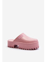 BIG STAR SHOES Damen Pantoffeln mit fester Sohle Big Star Pink