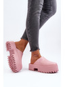 BIG STAR SHOES Damen Pantoffeln mit fester Sohle Big Star Pink