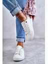 BIG STAR SHOES Niedrige Leder-Sneakers Big Star für Damen Weiß