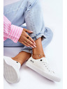 BIG STAR SHOES Niedrige Leder-Sneakers Big Star für Damen Weiß