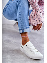 BIG STAR SHOES Niedrige Leder-Sneakers Big Star für Damen Weiß