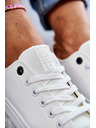 BIG STAR SHOES Niedrige Leder-Sneakers Big Star für Damen Weiß