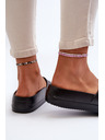 BIG STAR SHOES Damen Plateau-Schaumstoffpantoffeln mit Schnalle Big Star Schwarz
