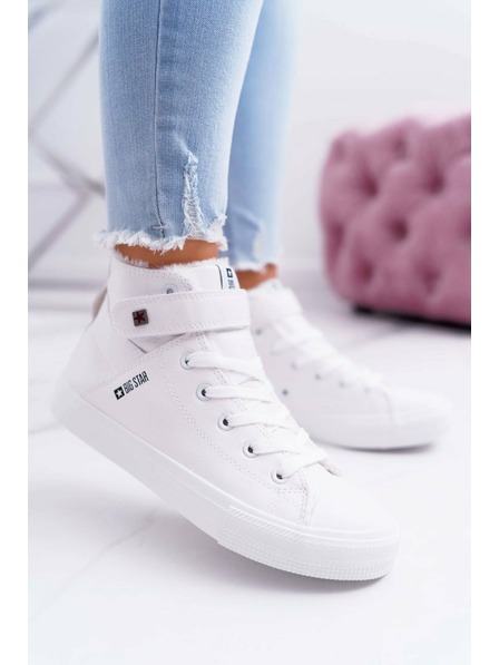 BIG STAR SHOES Isolierte Ledersneakers BIG STAR Weiß Größe: