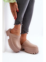 BIG STAR SHOES Damen Hausschuhe mit fester Sohle Big Star Beige