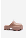 BIG STAR SHOES Damen Hausschuhe mit fester Sohle Big Star Beige