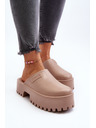 BIG STAR SHOES Damen Hausschuhe mit fester Sohle Big Star Beige