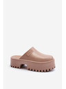 BIG STAR SHOES Damen Hausschuhe mit fester Sohle Big Star Beige