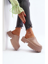 BIG STAR SHOES Damen Hausschuhe mit fester Sohle Big Star Beige