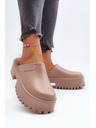 BIG STAR SHOES Damen Hausschuhe mit fester Sohle Big Star Beige