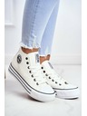 BIG STAR SHOES Damen Big Star Hohe Turnschuhe - Weiß