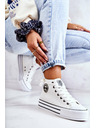 BIG STAR SHOES Damen Big Star Hohe Turnschuhe - Weiß