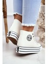 BIG STAR SHOES Damen Big Star Hohe Turnschuhe - Weiß