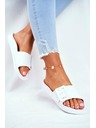 BIG STAR SHOES Elegante Frauen Big Star Pantoffeln - Weiß Größe: