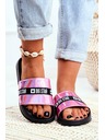 BIG STAR SHOES Modische Damenpantoffeln Big Star - rosa