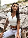 Edoti EDOTI Fashion Damen T-Shirt weiß