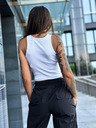 Edoti Damen-T-Shirt ohne Aufdruck weiß EDOTI