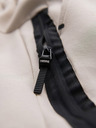 Ombre Clothing Herren-Trainingshose mit Rippbündchen und dekorativem Reißverschluss - sand Ombre Clothing