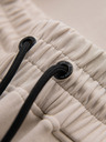 Ombre Clothing Herren-Trainingshose mit Rippbündchen und dekorativem Reißverschluss - sand Ombre Clothing