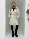 Edoti Modischer Damenmantel - beige EDOTI