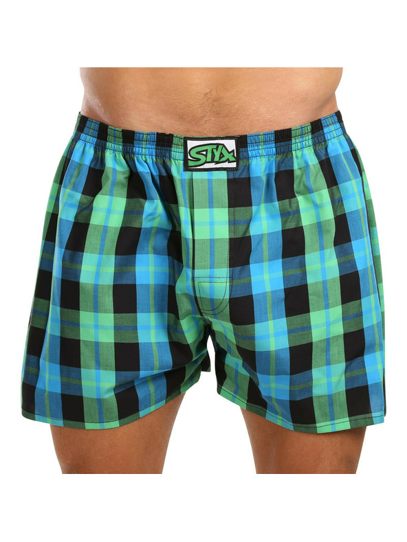 Styx Styx Classic Rubber Shorts für Herren in Übergröße Multicolor