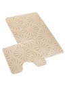 Bellatex Bathroom and Toilet Mat rays cream Bellatex