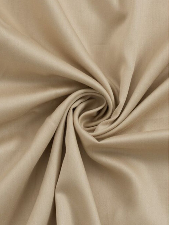 Kvalitex Satin Bed Sheet LUXURY COLLECTION 200x200cm beige