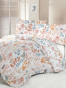 Kvalitex Satin Extended Bedding Luxury Collection 140x220, 70x90cm Coral garden Kvalitex