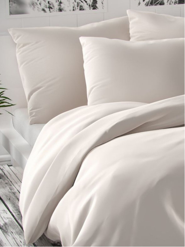 Kvalitex Classic Hotel Bedding ATLAS smooth 140x200, 70x90cm white