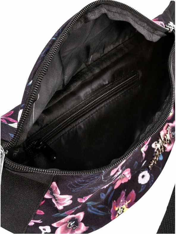 Meatfly Meatfly Damen Gürteltasche Taya Hibiscus Schwarz | Mehrfarbig | Größe