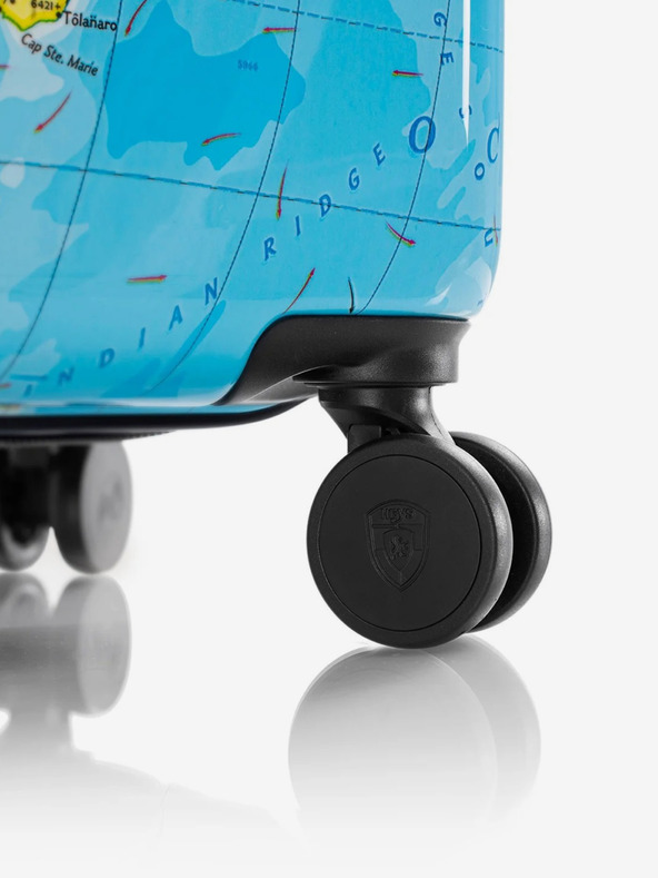 Heys Blue Patterned Travel Suitcase Heys Journey 3G L