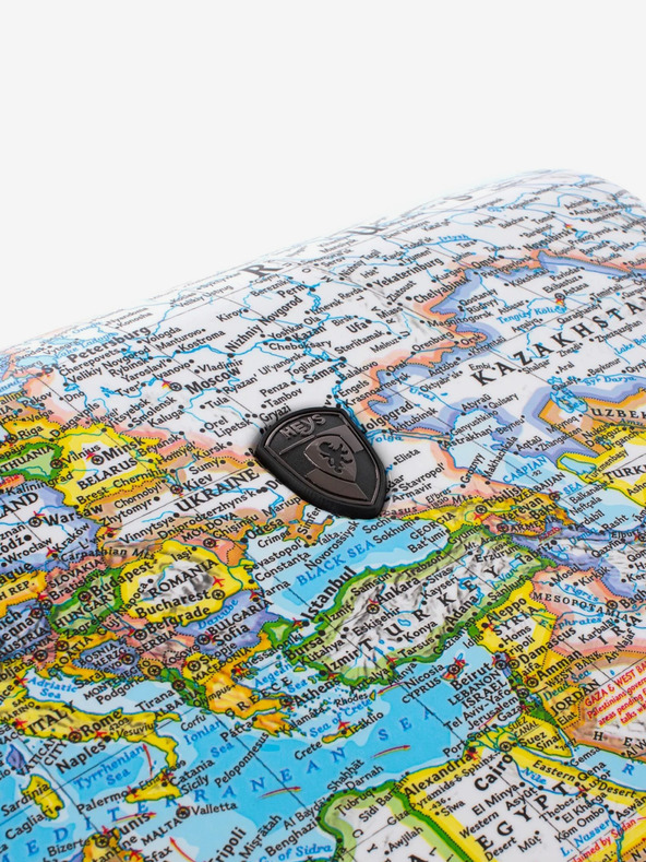 Heys Blue Patterned Travel Suitcase Heys Journey 3G L