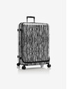 Heys White-Black Travel Suitcase with Animal Print Heys EZ Fashion L Zebra